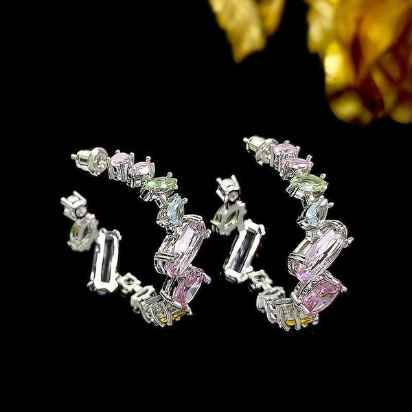 charm pink crystal irregular shape large ring earrings for women's light luxury temperament fashion zircon pure silver needle 230630, Golden
charm pink crystal irregular shape large ring earrings for women's light luxury temperament fashion zircon pure silver needle 230630, Golden