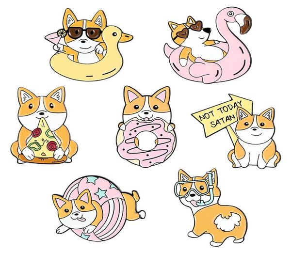cartoon cute corgi dog brooch pins set funny animal shaped pizza alloy paint brooches for children jewelry xmas gift badge shirt p8206784, Gray
cartoon cute corgi dog brooch pins set funny animal shaped pizza alloy paint brooches for children jewelry xmas gift badge shirt p8206784, Gray