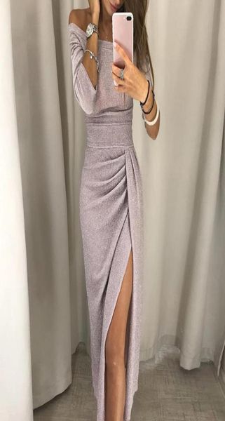 off shoulder party dress bright silk shiny dresses women039s long sleeve high waist vintage bling slit bodycon dress new1575035, White;black
off shoulder party dress bright silk shiny dresses women039s long sleeve high waist vintage bling slit bodycon dress new1575035, White;black