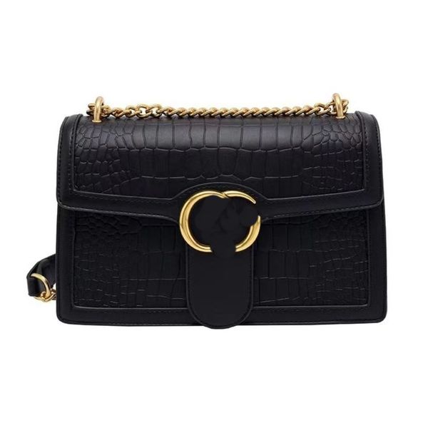 bag female 2023 new messenger bag korean fashion embossed ins chain bag shoulder bag tide