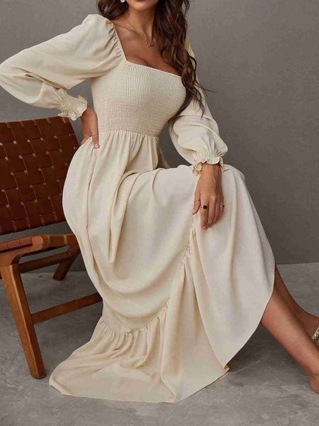 urban dresses vintage square neck midi dress long sleeve ruffle a line robe high waist elasticity commuter office lady casual long dresses l, White;black
urban dresses vintage square neck midi dress long sleeve ruffle a line robe high waist elasticity commuter office lady casual long dresses l, White;black
