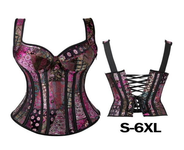 steampunk zipper corset plus size retro cosplay bustier party dress black lacingup corselet women 831213, Black;white
steampunk zipper corset plus size retro cosplay bustier party dress black lacingup corselet women 831213, Black;white