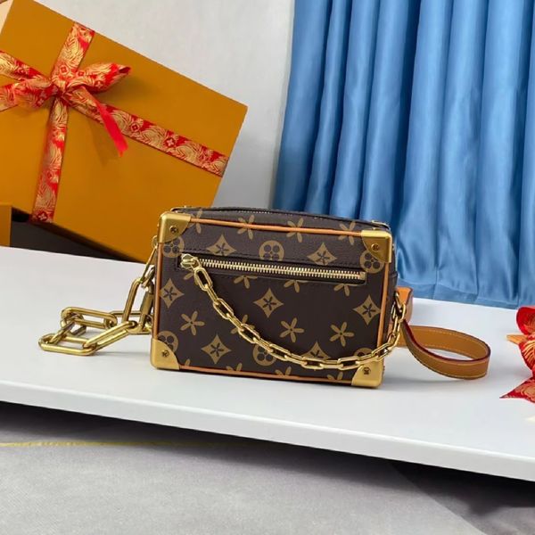 m44735 classic retro trunk box hobo shoulder bag womens designer wallets city black flower clutch hand bags man luxury genuine leather chain
m44735 classic retro trunk box hobo shoulder bag womens designer wallets city black flower clutch hand bags man luxury genuine leather chain