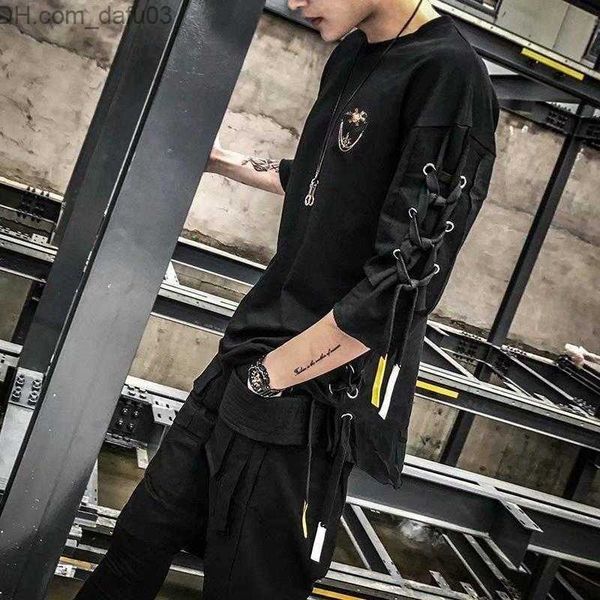 men's t-shirts fashion anime men's t shirts summer techwear y2k streetwear hip hop bandage sleeve japanese harajuku casual men wom, White;black
men's t-shirts fashion anime men's t shirts summer techwear y2k streetwear hip hop bandage sleeve japanese harajuku casual men wom, White;black