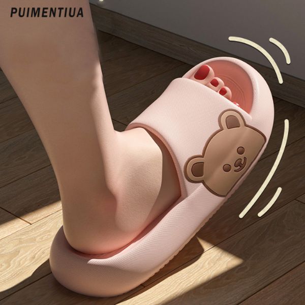 slippers women slippers beach slides cartoon bear flip flops men's thick sole indoor bathroom anti-slip shoes summer couple sandals 230, Black
slippers women slippers beach slides cartoon bear flip flops men's thick sole indoor bathroom anti-slip shoes summer couple sandals 230, Black