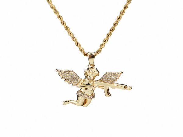 jewelry zircon gold silver cute angel baby carry gun stuff pendant necklace rope chain for men women k3dc8683869
jewelry zircon gold silver cute angel baby carry gun stuff pendant necklace rope chain for men women k3dc8683869