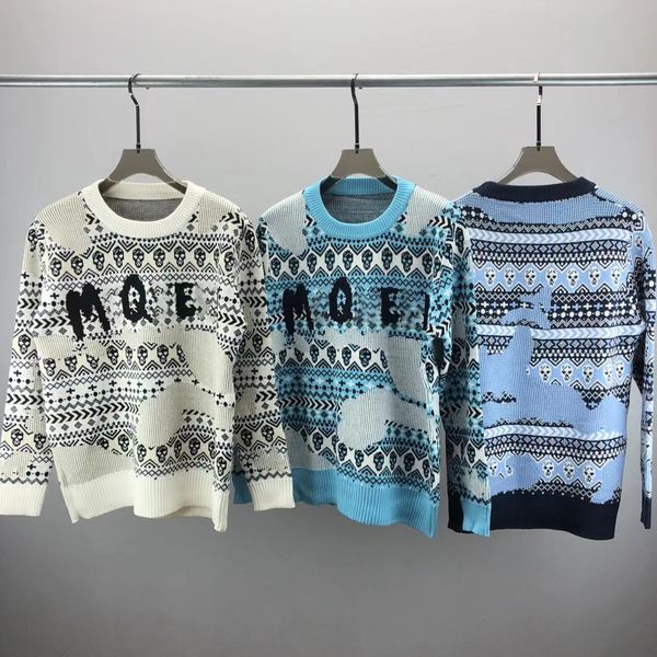 mens womens designers sweaters pullover long sleeve sweater sweatshirt embroidery knitwear man clothing winter warm clothes, White;black
mens womens designers sweaters pullover long sleeve sweater sweatshirt embroidery knitwear man clothing winter warm clothes, White;black