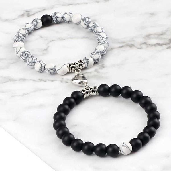 charm bracelets 2 pcs/set bead bracelet for lovers of natural stone distance heart magnet bracelets couples friendship fashionable jewelry g, Golden;silver
charm bracelets 2 pcs/set bead bracelet for lovers of natural stone distance heart magnet bracelets couples friendship fashionable jewelry g, Golden;silver