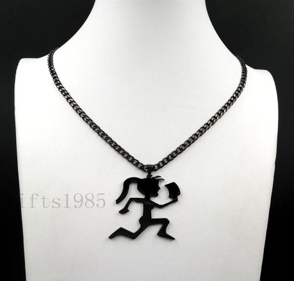 mens large hiphop black hatchet girl stainless steel pendant cuban chain necklace juggalette279j1684203, Silver
mens large hiphop black hatchet girl stainless steel pendant cuban chain necklace juggalette279j1684203, Silver