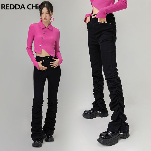 women's jeans reddachic tall girl friendly grunge y2k women's jeans black flared stacked pants gyaru acubi streetwear korean 2000s, Blue
women's jeans reddachic tall girl friendly grunge y2k women's jeans black flared stacked pants gyaru acubi streetwear korean 2000s, Blue