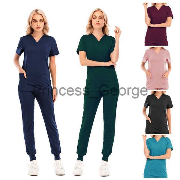 others apparel nursing uniform solid color short sleeve vneck female work clothing pockets hospital pet dentistry clinic uniforms nursing x0, Black;white
others apparel nursing uniform solid color short sleeve vneck female work clothing pockets hospital pet dentistry clinic uniforms nursing x0, Black;white