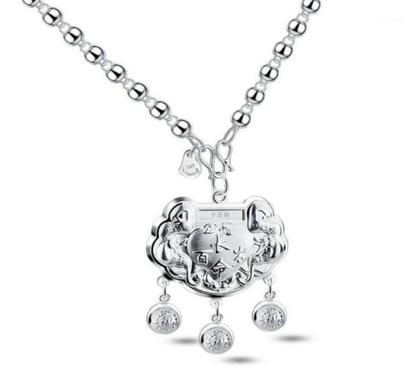 retro chinese style solid 925 sterling silver lock pendant fashion women long necklace sweater chain jewelry chains8084599
retro chinese style solid 925 sterling silver lock pendant fashion women long necklace sweater chain jewelry chains8084599