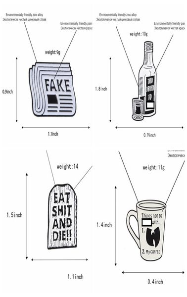 funny quote pins collection black white dark wine tombstone mug toile paper enaem pins badges brooches unisex9390207, Gray
funny quote pins collection black white dark wine tombstone mug toile paper enaem pins badges brooches unisex9390207, Gray