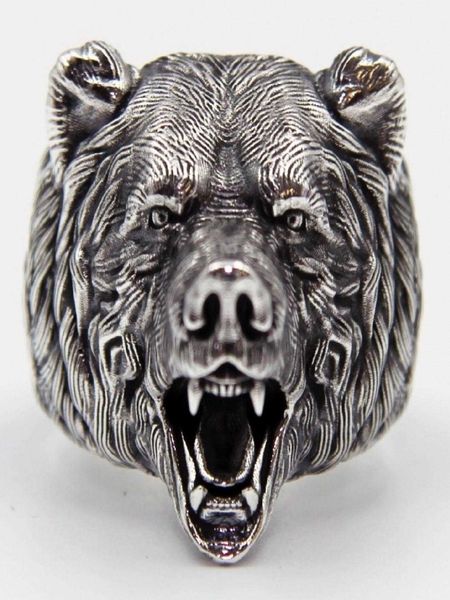 1pc fashionable zinc alloy bear head design ring for men for daily decoration zinc alloy silver
1pc fashionable zinc alloy bear head design ring for men for daily decoration zinc alloy silver