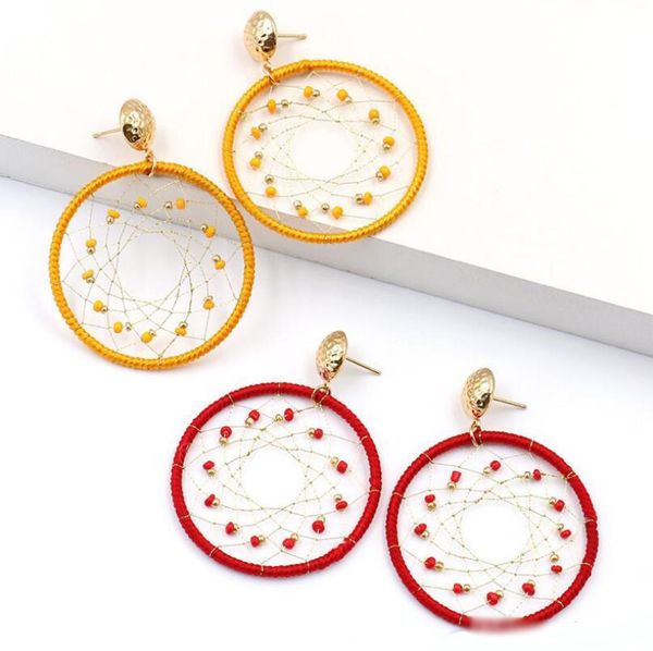 new earrings female temperament dream catching net earrings gold earrings bohemia round ornaments the gift for women and girl2054374, Silver
new earrings female temperament dream catching net earrings gold earrings bohemia round ornaments the gift for women and girl2054374, Silver