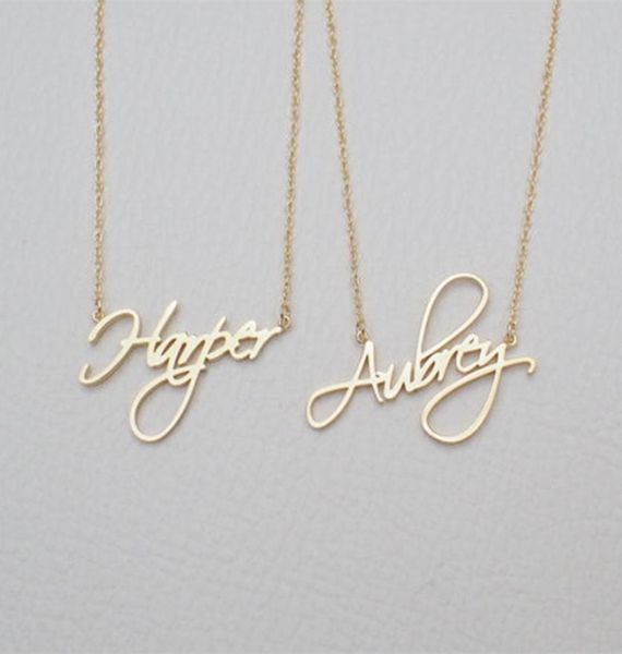 name necklace personalized gift customized pendant cursive handwriting stainless steel chain custom women fashion jewelry 2018 x918765895, Silver
name necklace personalized gift customized pendant cursive handwriting stainless steel chain custom women fashion jewelry 2018 x918765895, Silver