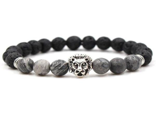 8mm beaded strands bracelet silver plated lion lazuli tigereye green red grey beads halloween gift men alloy yoga bracelets bangle3112425, Black
8mm beaded strands bracelet silver plated lion lazuli tigereye green red grey beads halloween gift men alloy yoga bracelets bangle3112425, Black