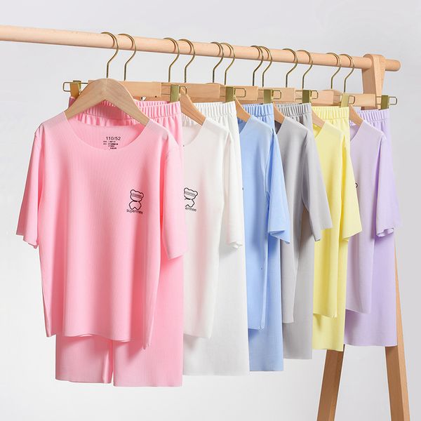 pajamas baby girls boys pajamas sets kid short sleeved shorts 2pcs suit summer kids cartoon home wear 3 to 12yrs children's clothes 230, Blue;red
pajamas baby girls boys pajamas sets kid short sleeved shorts 2pcs suit summer kids cartoon home wear 3 to 12yrs children's clothes 230, Blue;red