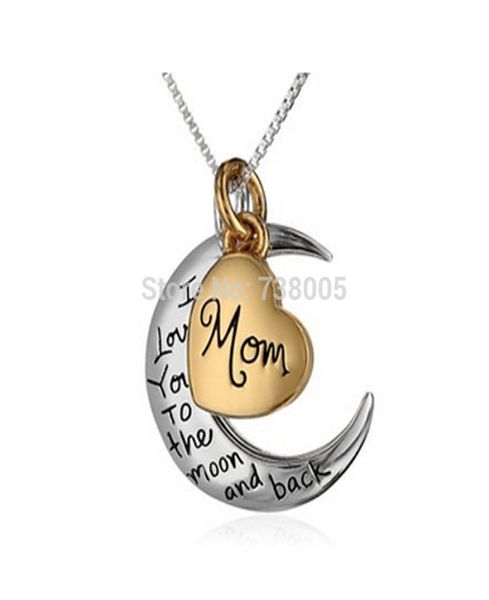 2015 fashion i love you to the moon and back necklacetwo pieces pendant moon mom necklace mother day gift whole jewelry9659951, Silver
2015 fashion i love you to the moon and back necklacetwo pieces pendant moon mom necklace mother day gift whole jewelry9659951, Silver