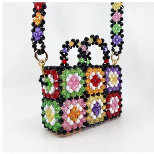 school bags designer bead bag floral designer brand acrylic crystal clear pearl beaded box tote bag women party bucket handbag 230711
school bags designer bead bag floral designer brand acrylic crystal clear pearl beaded box tote bag women party bucket handbag 230711