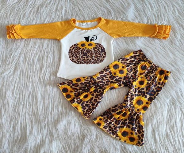 new fashion baby girl clothes sets halloween girls boutique clothing bell bottom outfits pumpkin print fall long sleeve kids children outfit, White
new fashion baby girl clothes sets halloween girls boutique clothing bell bottom outfits pumpkin print fall long sleeve kids children outfit, White