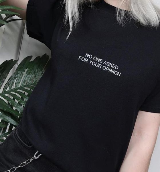 no one asked for your opinion ladies funny graphic tees women clothes 90s summer kawaii punk grunge black t shirt outfits6938608, White
no one asked for your opinion ladies funny graphic tees women clothes 90s summer kawaii punk grunge black t shirt outfits6938608, White