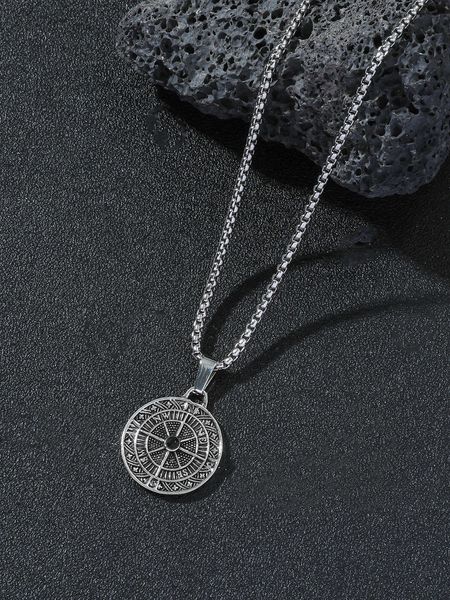 fashionable and popular men compass pendant necklace punk hip pop style alloy material for jewelry gift and for a stylish look, Silver
fashionable and popular men compass pendant necklace punk hip pop style alloy material for jewelry gift and for a stylish look, Silver