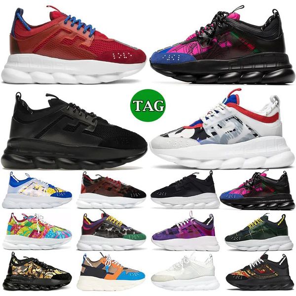 2023 chain reaction men women designer shoes chain platform sneakers rubber suede triple black white bluette gold red cherry mens casual tra
2023 chain reaction men women designer shoes chain platform sneakers rubber suede triple black white bluette gold red cherry mens casual tra