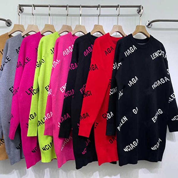 classic wool long knitwear women oversize sweaters bb designer sweater womens round neck pullover coat winter warm knit shirt
classic wool long knitwear women oversize sweaters bb designer sweater womens round neck pullover coat winter warm knit shirt