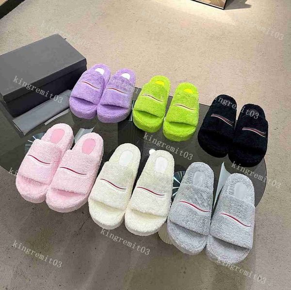 designer fur slides platform slippers women platform sandal thick bottom slipers waterproof heels embroidered shoes fashion slipper mules sl, Black
designer fur slides platform slippers women platform sandal thick bottom slipers waterproof heels embroidered shoes fashion slipper mules sl, Black