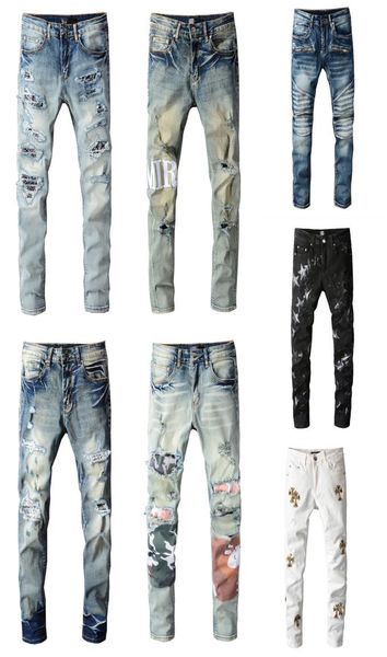 pop ripped holes famous jeans clothing designer pants light color casual man men hooide tshirt and shirts denim straight biker hi9124739, Blue
pop ripped holes famous jeans clothing designer pants light color casual man men hooide tshirt and shirts denim straight biker hi9124739, Blue