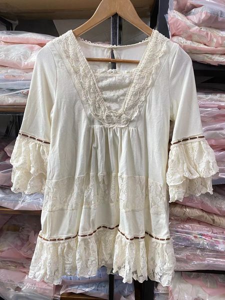 basic casual dresses japan liz lisa lace cotton knitted flare sleeve suede ribbon vintage mid gown dress 230710, Black;gray
basic casual dresses japan liz lisa lace cotton knitted flare sleeve suede ribbon vintage mid gown dress 230710, Black;gray