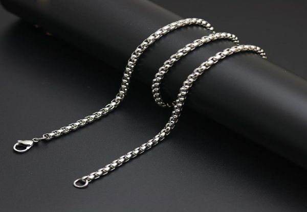 10pcs 3mm stainless steel box necklace chain for women men locket pendant6559350, Silver
10pcs 3mm stainless steel box necklace chain for women men locket pendant6559350, Silver