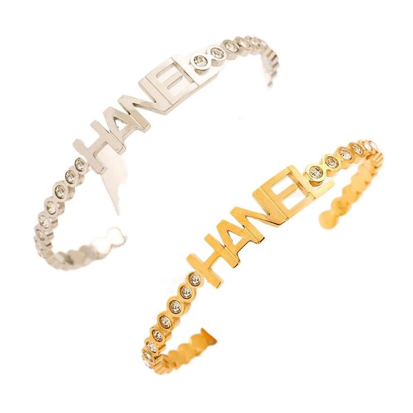 4styles luxury design stainless steel bracelet famous women brand letter never fade 18k gold plated silver plating bracelets crystal christm, Black
4styles luxury design stainless steel bracelet famous women brand letter never fade 18k gold plated silver plating bracelets crystal christm, Black