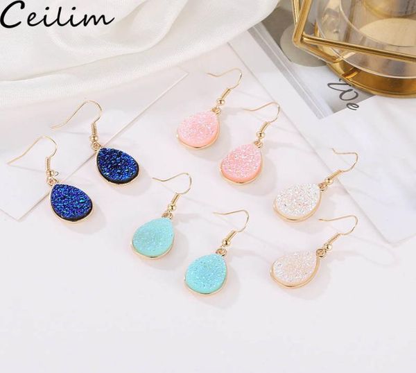 handmade druzy resin stone earrings for women teardrop drusy dangle earrings gold plating big hook ear party jewelry gifts7180267, Silver
handmade druzy resin stone earrings for women teardrop drusy dangle earrings gold plating big hook ear party jewelry gifts7180267, Silver