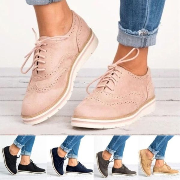 dress shoe flats shoes oxfords cutouts lace up platform pu leather ladies nonslip breathable female footwear 230710, Black
dress shoe flats shoes oxfords cutouts lace up platform pu leather ladies nonslip breathable female footwear 230710, Black