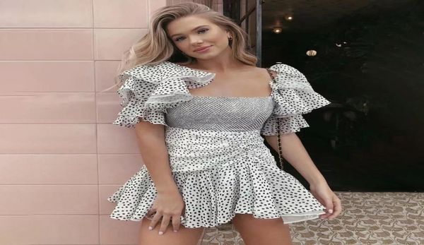 2019 square sleeve puff dress mini dresses polka dot print women dress boho short party dresses1561037, White;black
2019 square sleeve puff dress mini dresses polka dot print women dress boho short party dresses1561037, White;black