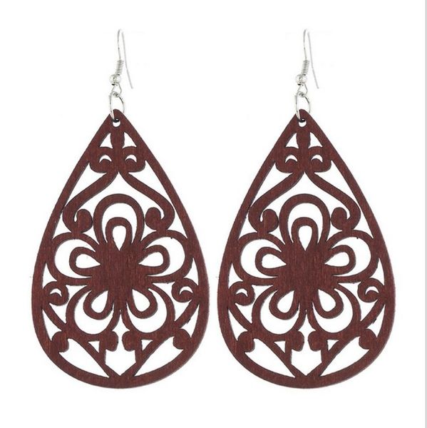 flower pattern wooden earrings engraved design light weight long drop organic wood dangle earrings for womens8481511, Silver
flower pattern wooden earrings engraved design light weight long drop organic wood dangle earrings for womens8481511, Silver