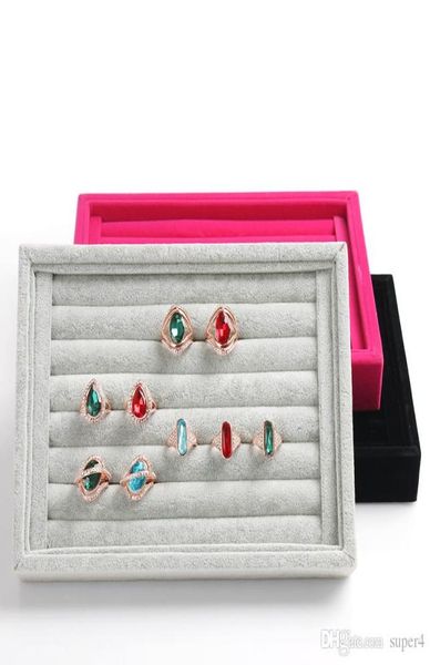 velvet jewelry trays organizer ring stud slot bar tray chain earring cufflink holder accessorie bague bijoux jewelry display box 16556750, Black
velvet jewelry trays organizer ring stud slot bar tray chain earring cufflink holder accessorie bague bijoux jewelry display box 16556750, Black