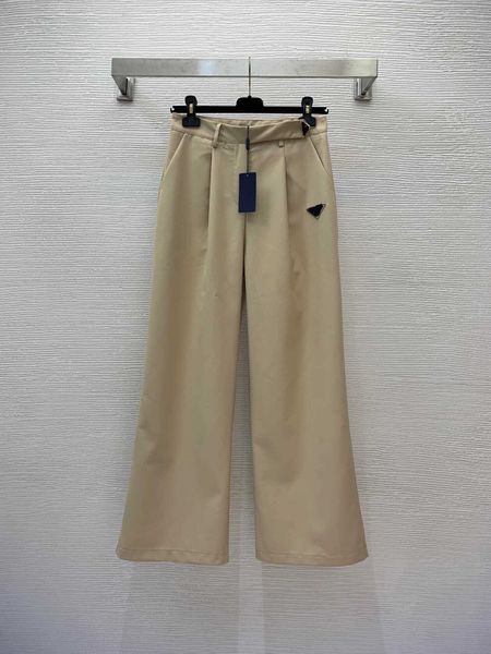 23ss womens pants womens designer clothing summer new triangle decorative zipper front high waist slim wide leg pants long style women cloth, Black;white
23ss womens pants womens designer clothing summer new triangle decorative zipper front high waist slim wide leg pants long style women cloth, Black;white