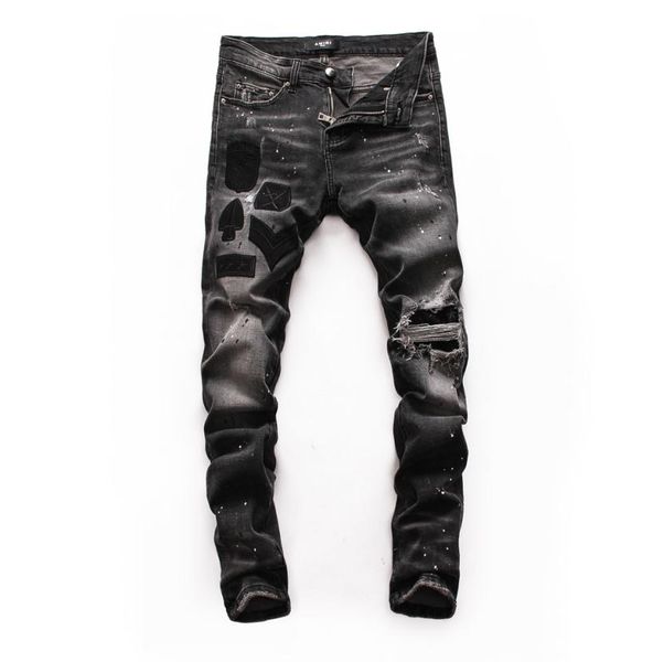 2020 jeans mens brand designer men denim jeans embroidery pants fashion clothes luxury ripped jeans mens pants9012894, Blue
2020 jeans mens brand designer men denim jeans embroidery pants fashion clothes luxury ripped jeans mens pants9012894, Blue