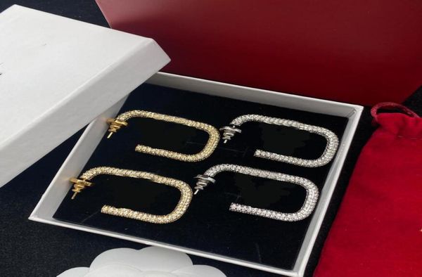 luxury cz diamond dangle eardrop hoop earrings fashion designer earing women wedding gift big letters circle drop studs5125657, Golden;silver
luxury cz diamond dangle eardrop hoop earrings fashion designer earing women wedding gift big letters circle drop studs5125657, Golden;silver