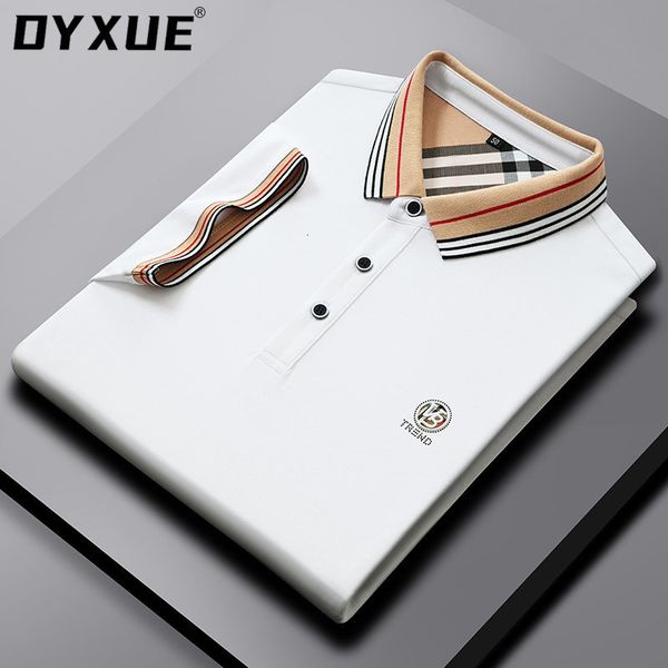 men's polos dyxue shirts highquality polo shirt cool embroidery short sleeve summer business lapel soft pure color casual 230710, White;black
men's polos dyxue shirts highquality polo shirt cool embroidery short sleeve summer business lapel soft pure color casual 230710, White;black