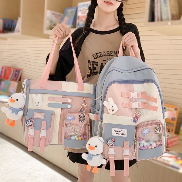 school bags fashion girls waterproof bookbag women lapmochila student kawaii shoulder bag backpack teens schoolbag cute travel rucksack 2307
school bags fashion girls waterproof bookbag women lapmochila student kawaii shoulder bag backpack teens schoolbag cute travel rucksack 2307