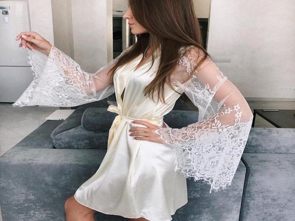 women long sleeve lace robes sleepwear nightwear new silk kimono robe bathroberobes robe ladies dressing gowns1706432, Black;red
women long sleeve lace robes sleepwear nightwear new silk kimono robe bathroberobes robe ladies dressing gowns1706432, Black;red