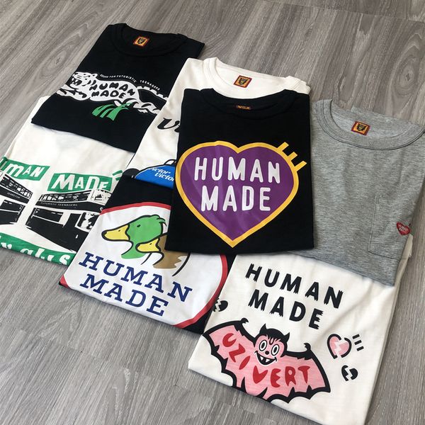 men's t-shirts 666 23ss human made harajuku t-shirt luxury brand quality slub cotton casual short sleeve clothing tees for men 230711, White;black
men's t-shirts 666 23ss human made harajuku t-shirt luxury brand quality slub cotton casual short sleeve clothing tees for men 230711, White;black
