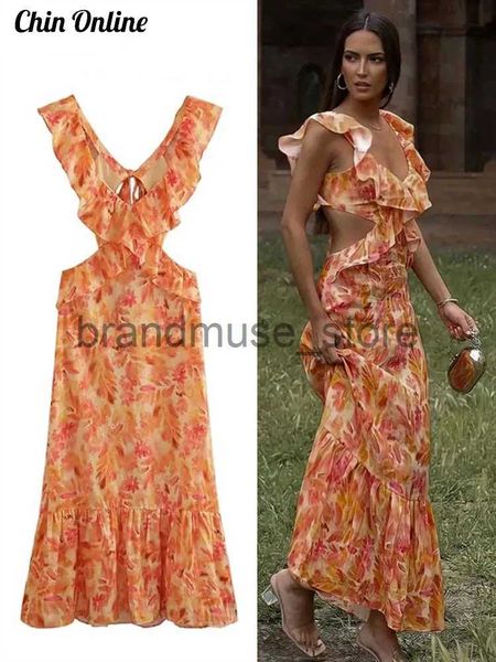 basic casual dresses fashion print ruffles dress women suspender midi hollow backless dresses female lace up v-neck summer sleeveless vintag, Black;gray
basic casual dresses fashion print ruffles dress women suspender midi hollow backless dresses female lace up v-neck summer sleeveless vintag, Black;gray