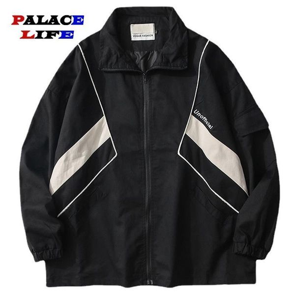 mens jackets american retro tactical jacket korea color matching high street loose casual sports baseball uniform preppy hip hop coat 230710, Black;brown
mens jackets american retro tactical jacket korea color matching high street loose casual sports baseball uniform preppy hip hop coat 230710, Black;brown