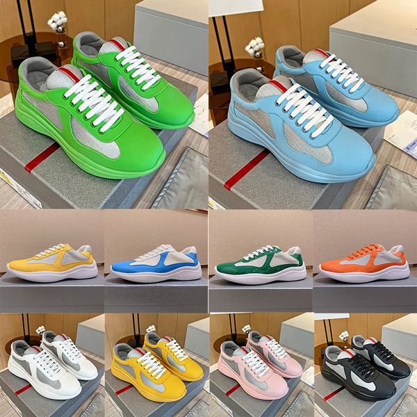 luxury patent leather designer shoes americas cup soft rubber fabric sneaker mens black white panda trainers low mesh america for men sports
luxury patent leather designer shoes americas cup soft rubber fabric sneaker mens black white panda trainers low mesh america for men sports