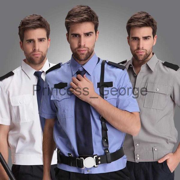 others apparel new arrival security clothing men suit shirts blue male shortsleeve security work wear big and tall mens uniforms x0711, Black;white
others apparel new arrival security clothing men suit shirts blue male shortsleeve security work wear big and tall mens uniforms x0711, Black;white